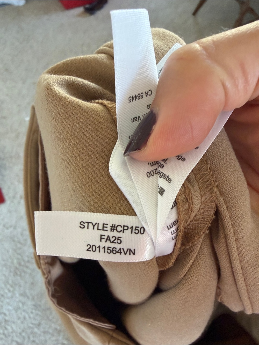 NWT J.Crew Carolina Pant in Four-Season Stretch Size 4, Heather Burnished Saddle - Picture 8 of 8